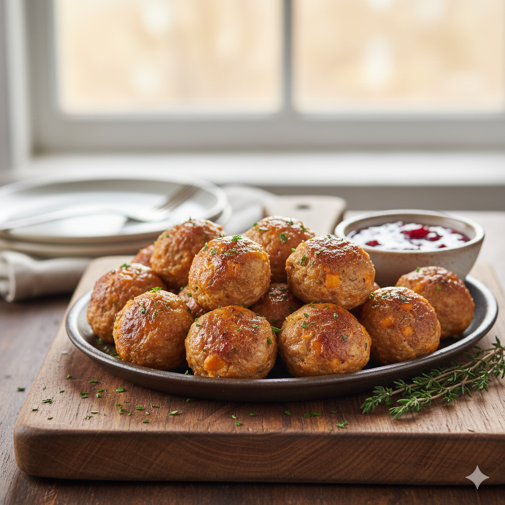 turkey and sweet potato meatballs easy toddler dinner recipe