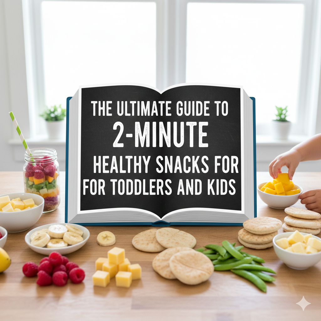 2 minute healthy snacks for toddlers and kids quick ideas