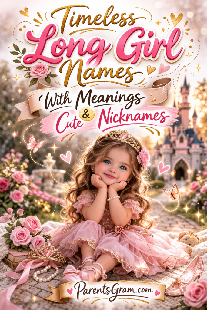 500 long girl names organized A to Z with meanings and nicknames