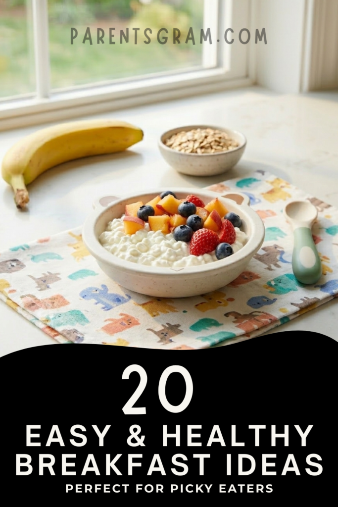 cottage cheese with fruit quick toddler breakfast