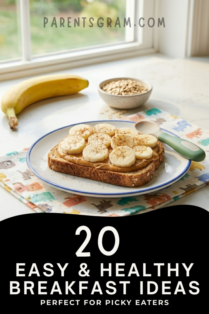peanut butter banana toast easy toddler breakfast
